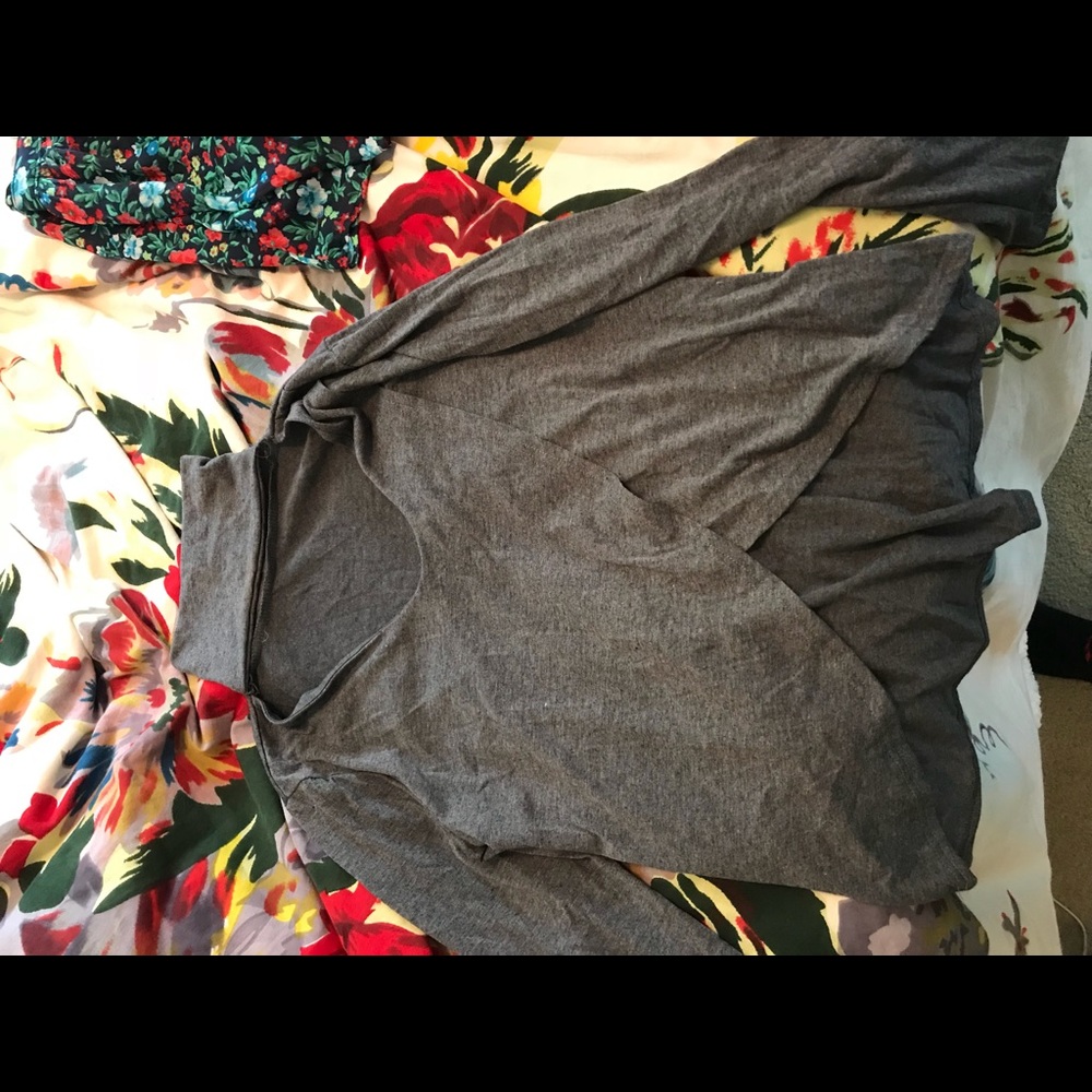 Long sleeve layered top with choker top